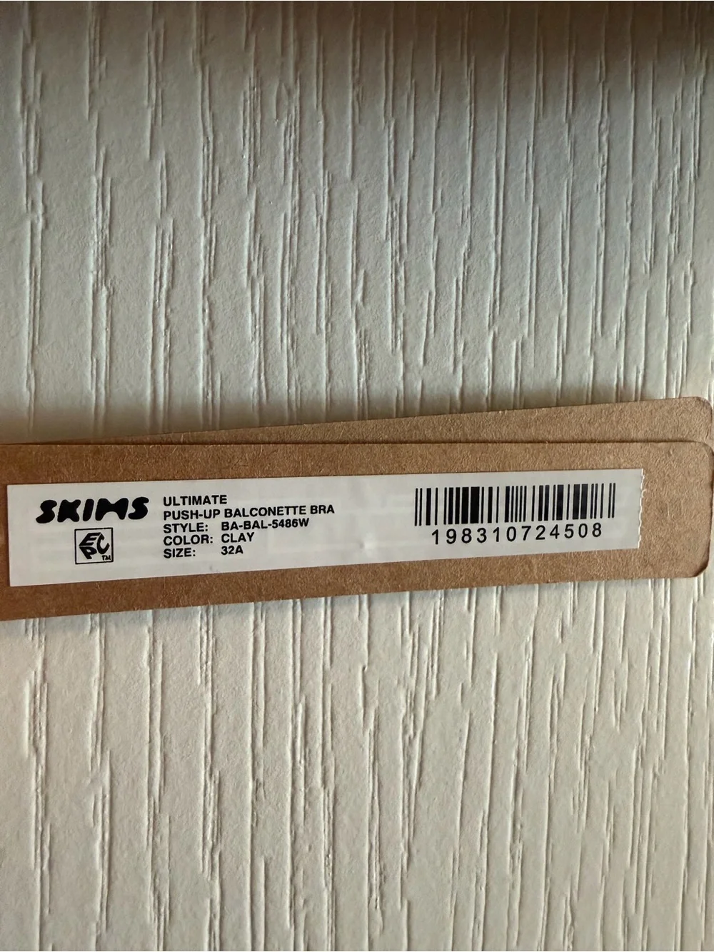 SKIMS ULTIMATE PUSH-UP BALCONETTE BRA - NWT - 32A - CLAY - Picture 7 of 7